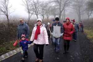 Přednovoroční pochod z jedné obce do druhé 2013