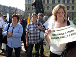 Naše obec podpořila pochod starostů Prahou