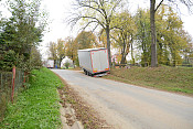 Nehoda kamiónu v Dožicích 2014