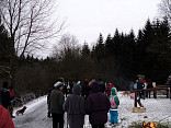 Přednovoroční pochod z jedné obce do druhé – druhý ročník 2014