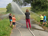 Sobotní odpoledne pro malé hasiče v Dožicích
