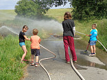 Sobotní odpoledne pro malé hasiče v Dožicích