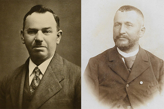 František Müller a Jan Hlína, stavitelé v Radošicích a jejich rody