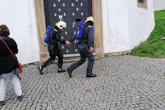 Běh hasičů do Svatohorských schodů 10. 9. 2022