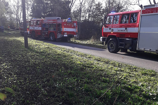 Odborná příprava výjezdové jednotky hasičů JPO III Mladý Smolivec 3. 11. 2022